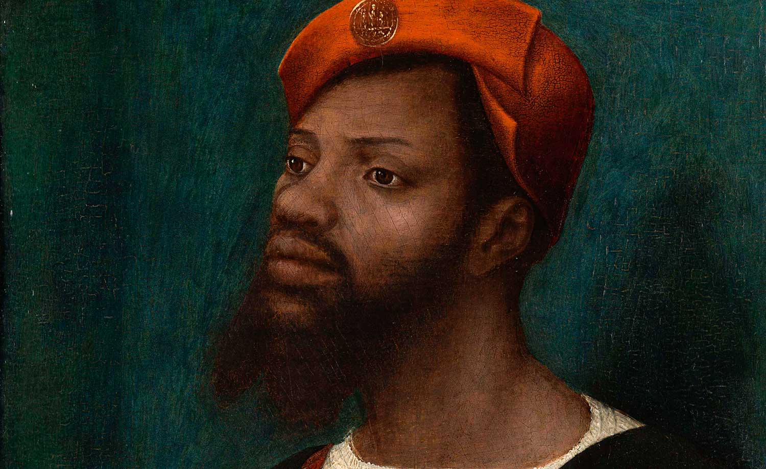 Jan Mostaert: Portrett av afrikansk mann, ca 1525-1530