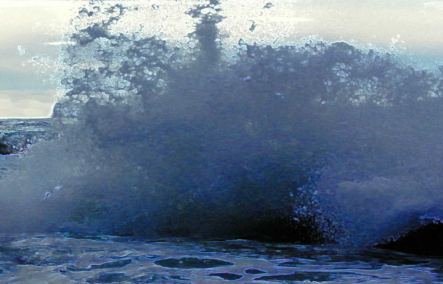 Illustrasjonsfoto av bølge